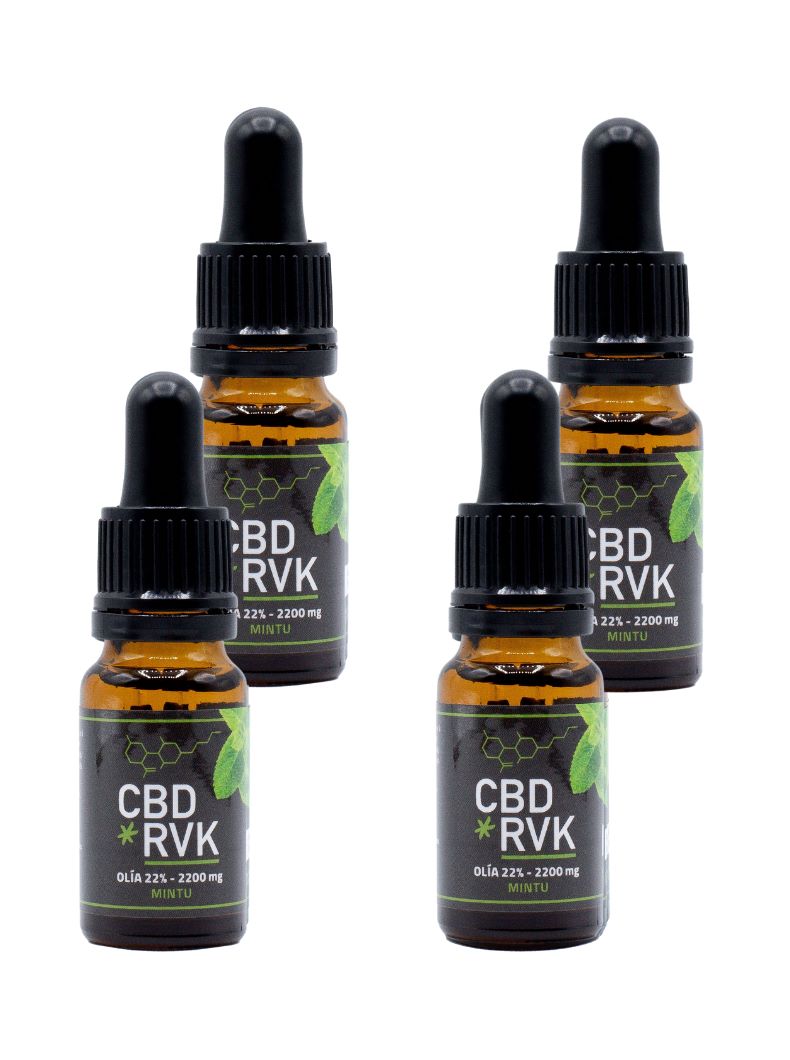 4 pcs Premium Oil 24% with mint