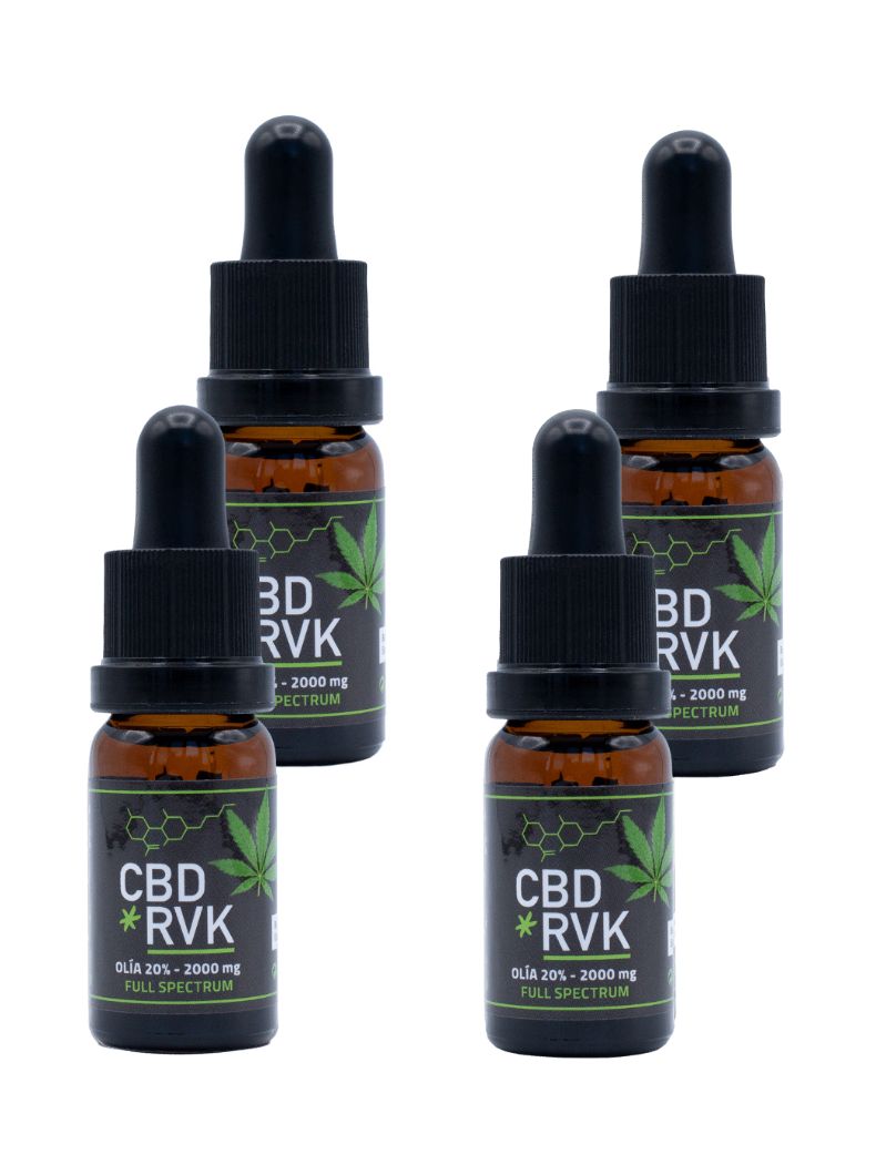 4 pcs Natural Full Spectrum 20%