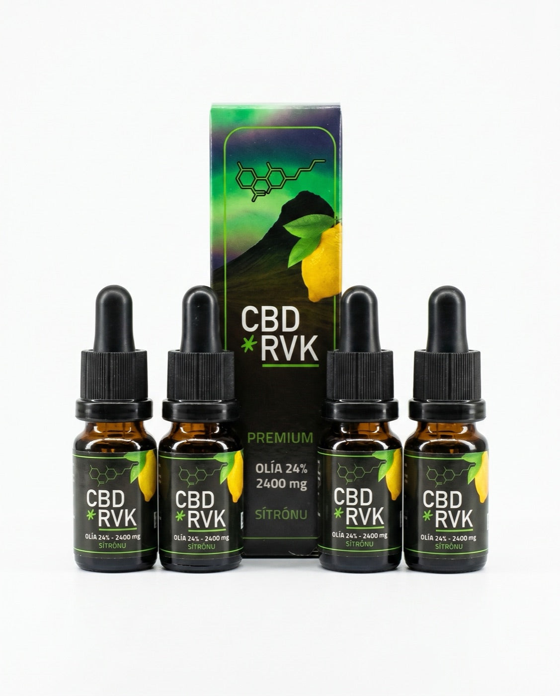 4 pcs Premium Oil 24% with lemon
