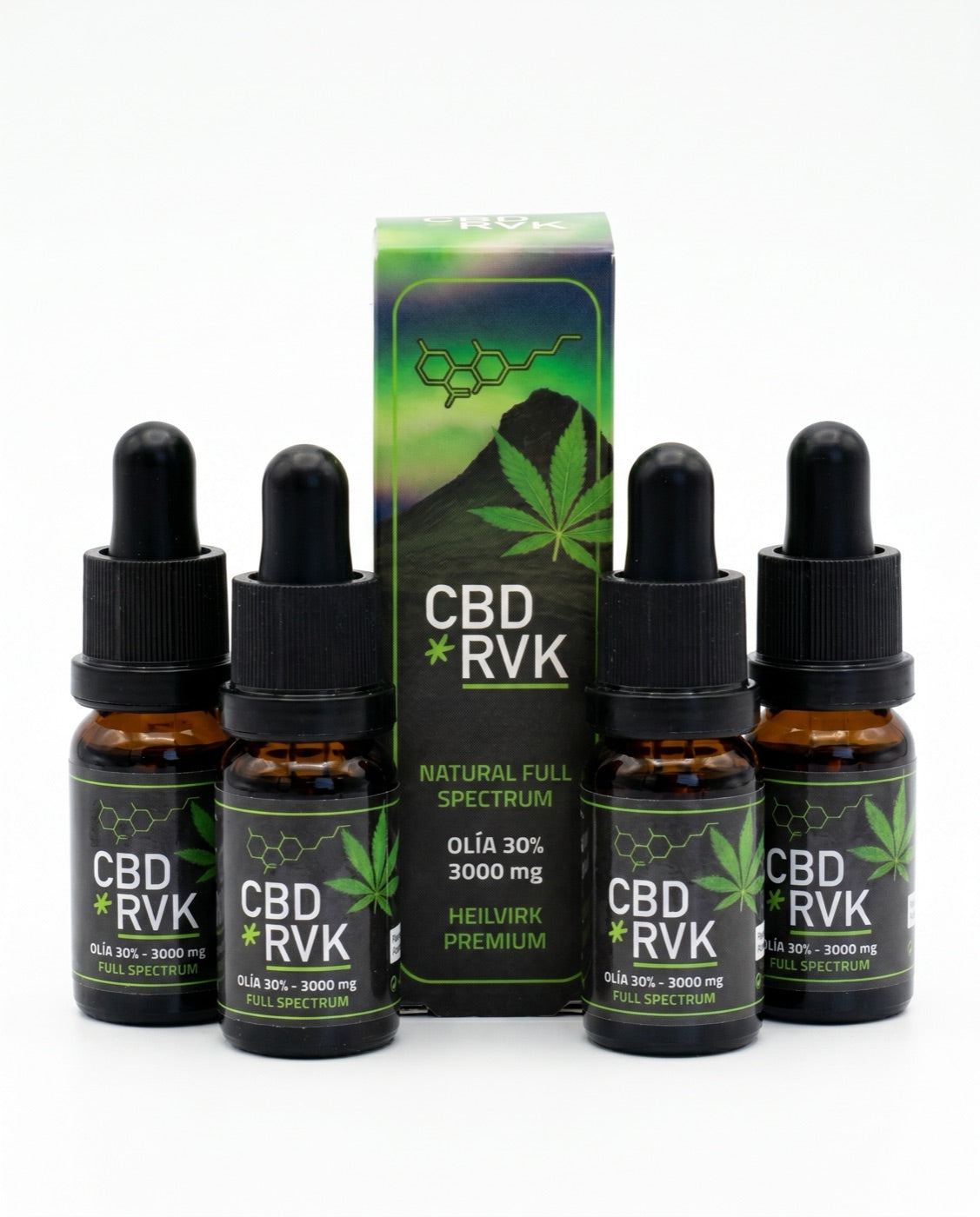 4 pcs Natural Full Spectrum 30%